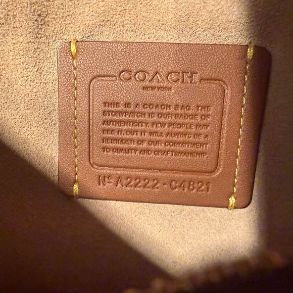 Coach Soft Tabby Elegant Cream Designer Shoulder Bag - Picture 10 of 11